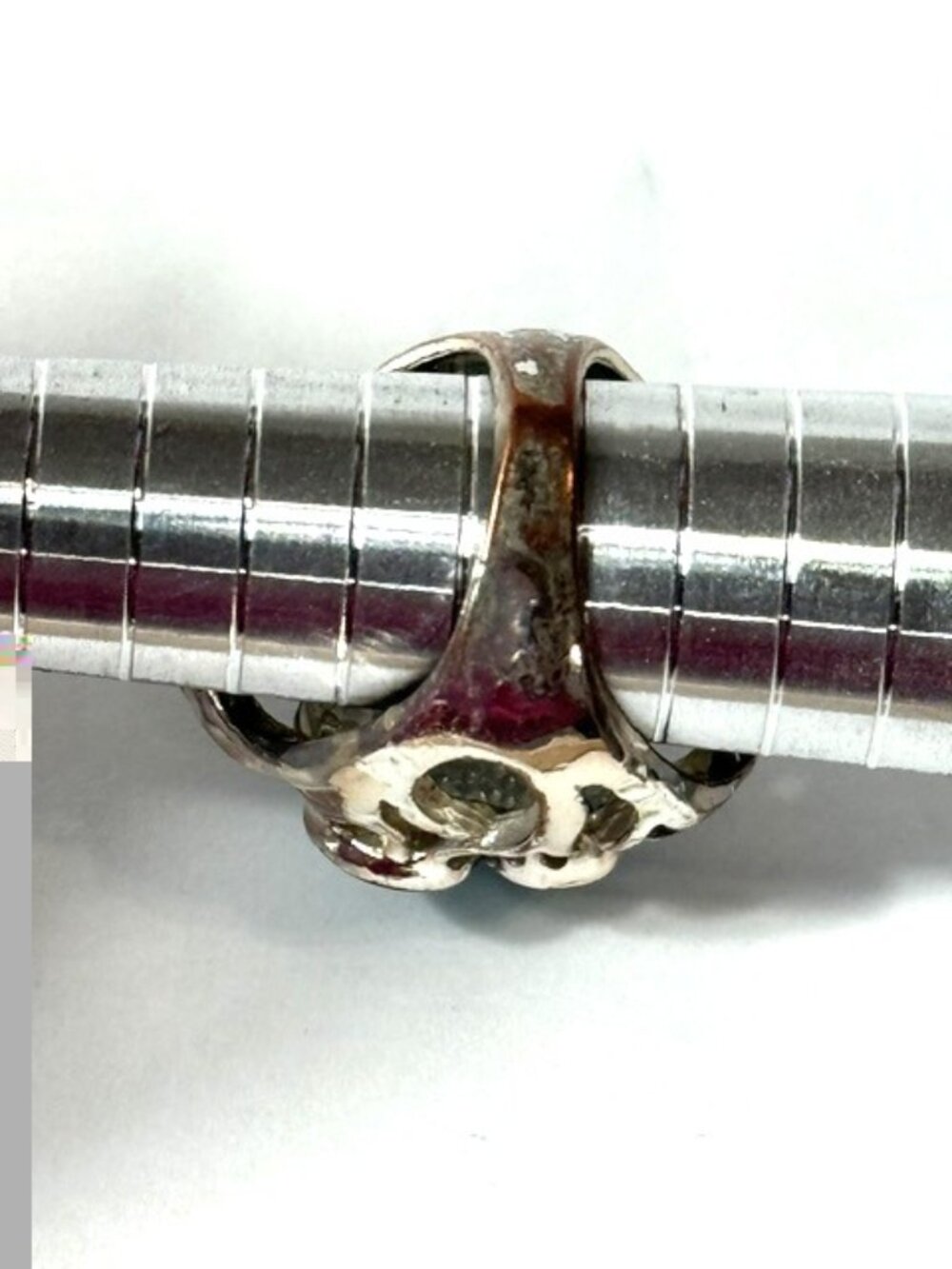 Turquoise and silver statement ring. - Picture 5 of 6